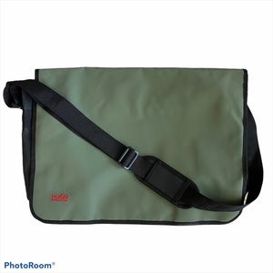 Hugo Boss Army Green Messenger Bag (NWOT)